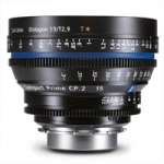Zeiss (1864-644) 15mm T/2.9 T* Compact Prime CP.2 Lens (F Fit / Imperial Scale) Zeiss (1864-644) 15mm T/2.9 T* Compact Prime CP.2 Lens (F Fit / Imperial Scale)